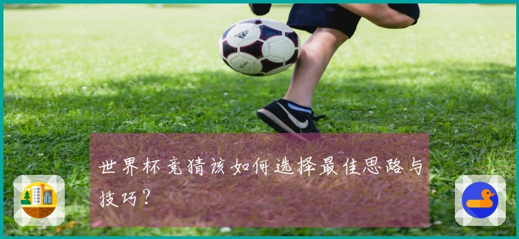 世界杯竞猜该如何选择最佳思路与技巧？